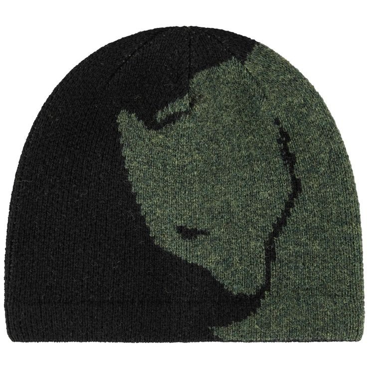 FJÄLLRÄVEN Bergtagen Jacquard Beanie Black-Deep Forest