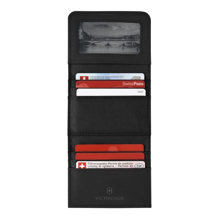 VICTORINOX Travel Essentials, Tri-Fold Wallet, Black