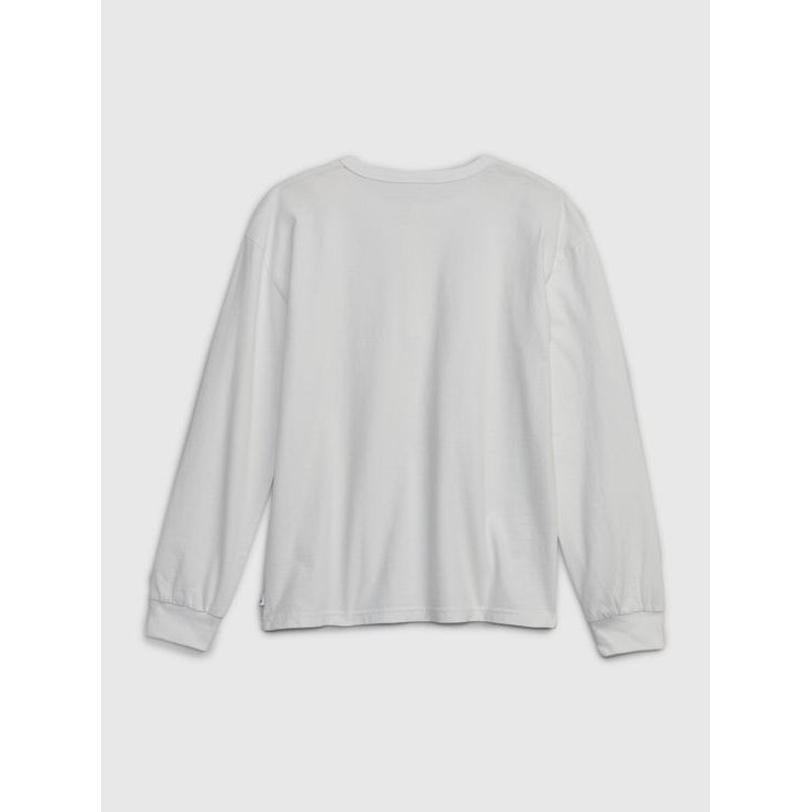 GAP 736038-02 Dětské tričko s kapsičkou Bílá