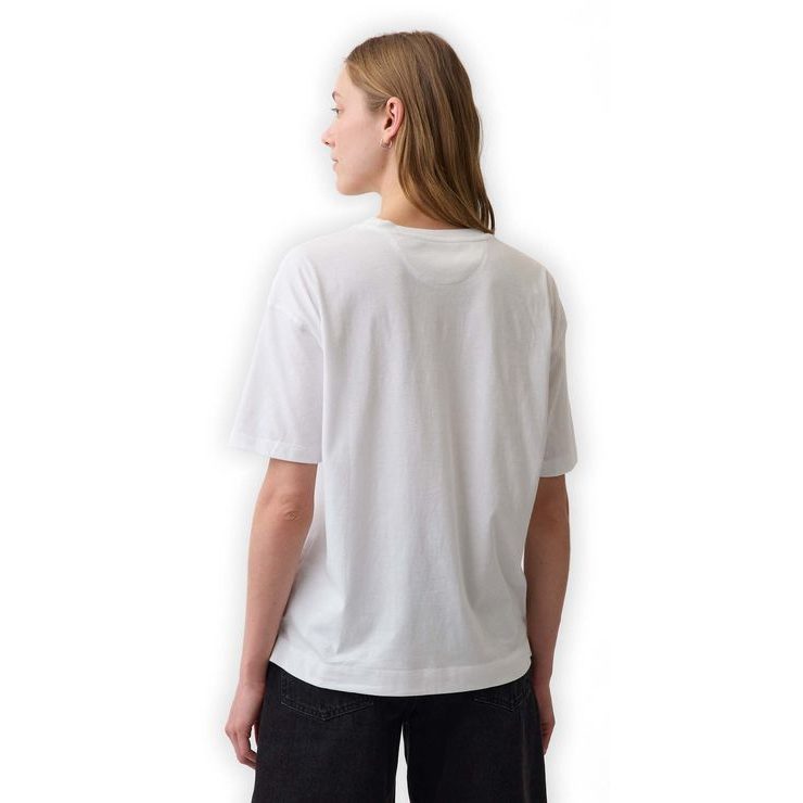 GAP 887650-05 Oversize tričko s logem VintageSoft Bílá