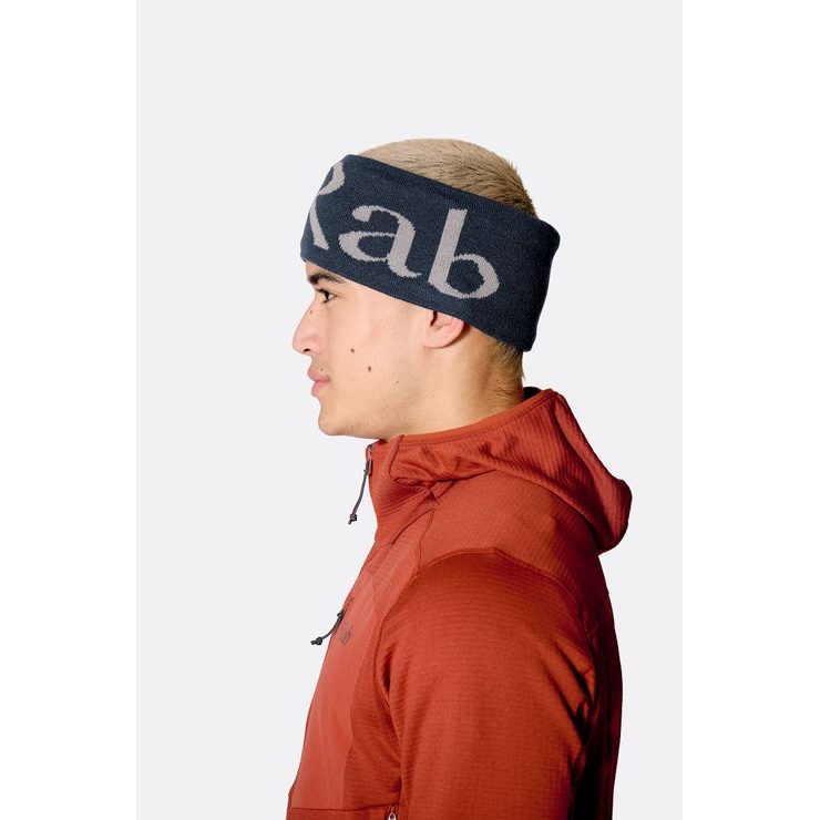 RAB Rab Knitted Logo Headband anthracite