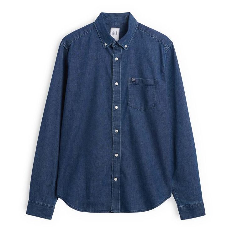 GAP 883709-01 Džínová košile Tmavě modrá