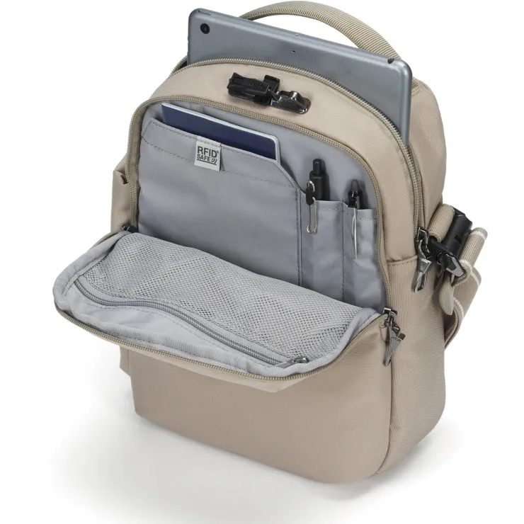 PACSAFE V TOUR CROSSBODY 7L beige