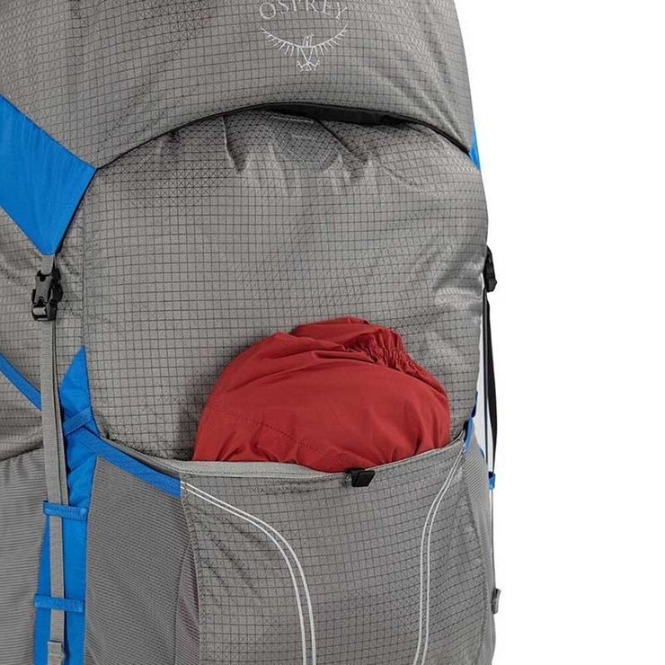 OSPREY EXOS PRO 55, dale grey/agam blue