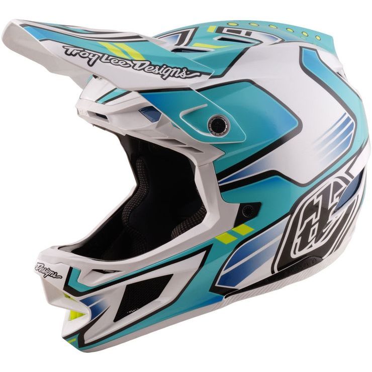 TROY LEE DESIGNS D4 COMPOSITE MIPS CREST REAL TEAL