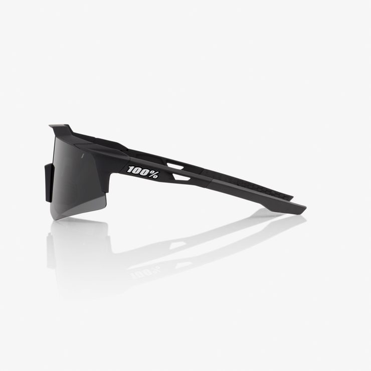 100% SPEEDCRAFT XS, Soft Tact Black - Smoke Lens