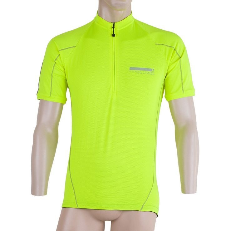 SENSOR CYKLO ENTRY pánský dres kr.ruk., žlutá reflex