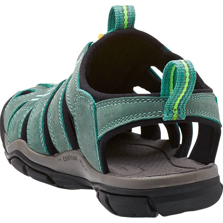 KEEN CLEARWATER CNX LEATHER W mineral blue/yellow