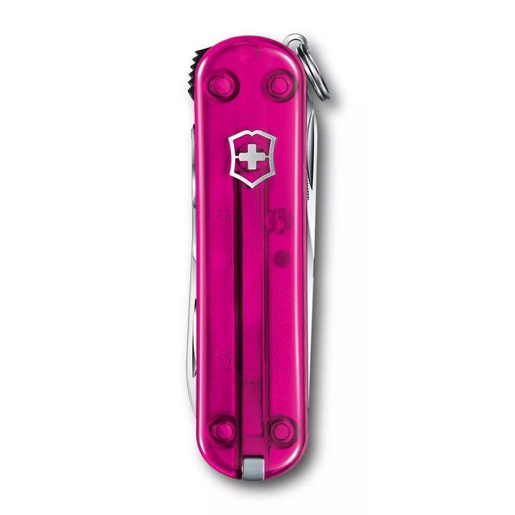 VICTORINOX Nail Clip 580, 65 mm, pink transparent