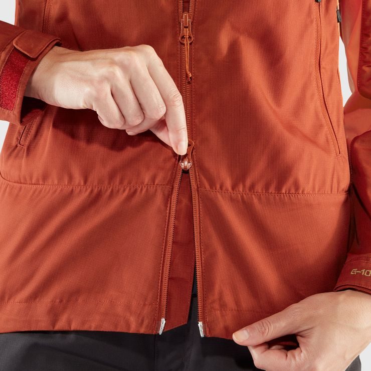 FJÄLLRÄVEN Abisko Lite Trekking Jacket W Flame Orange