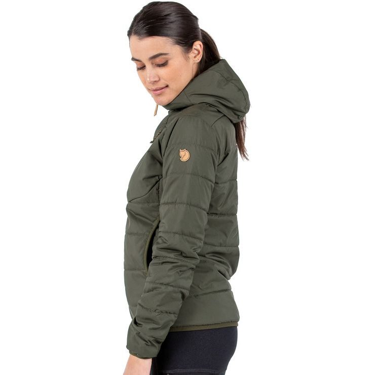 FJÄLLRÄVEN Keb Padded Hoodie W Breeze Blue