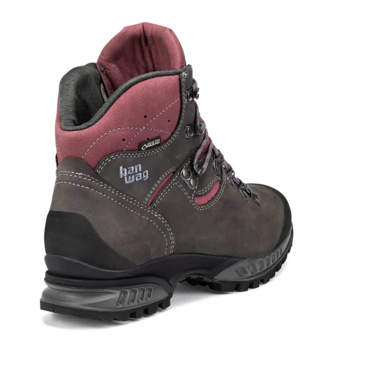 HANWAG Tatra II Wide Lady GTX, Asphalt/Dark Garnet