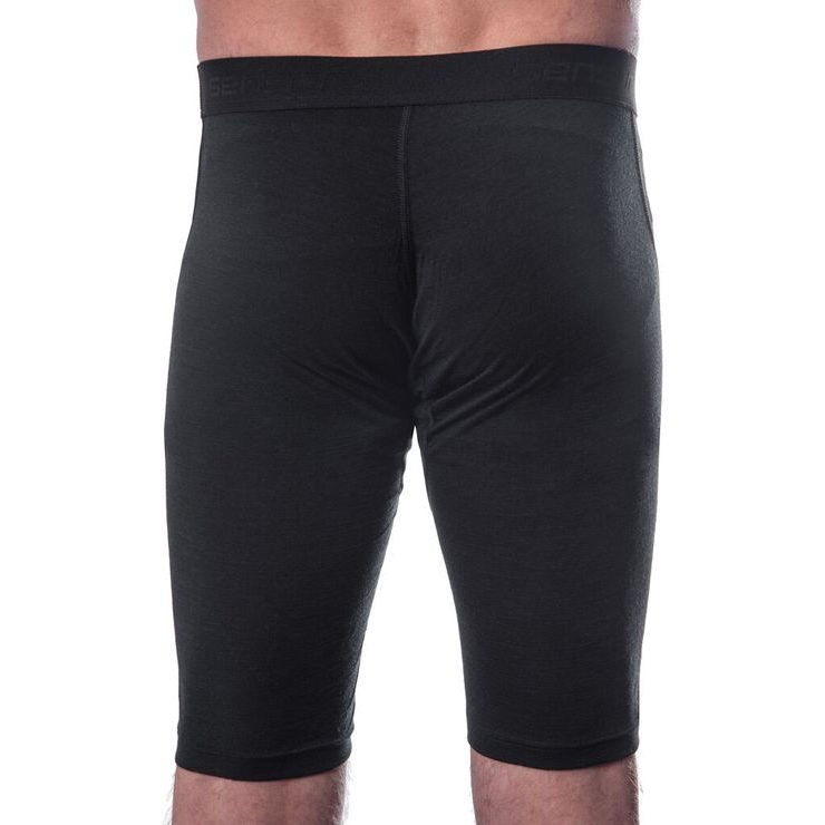 SENSOR MERINO AIR pánské trenky long černá