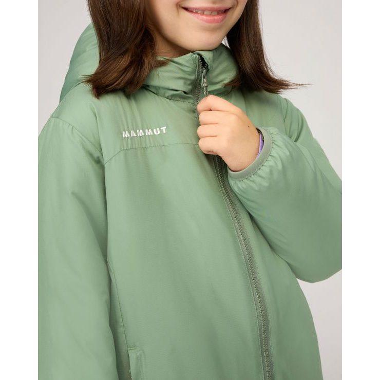 MAMMUT Rime IN Hooded Jacket Kids willow