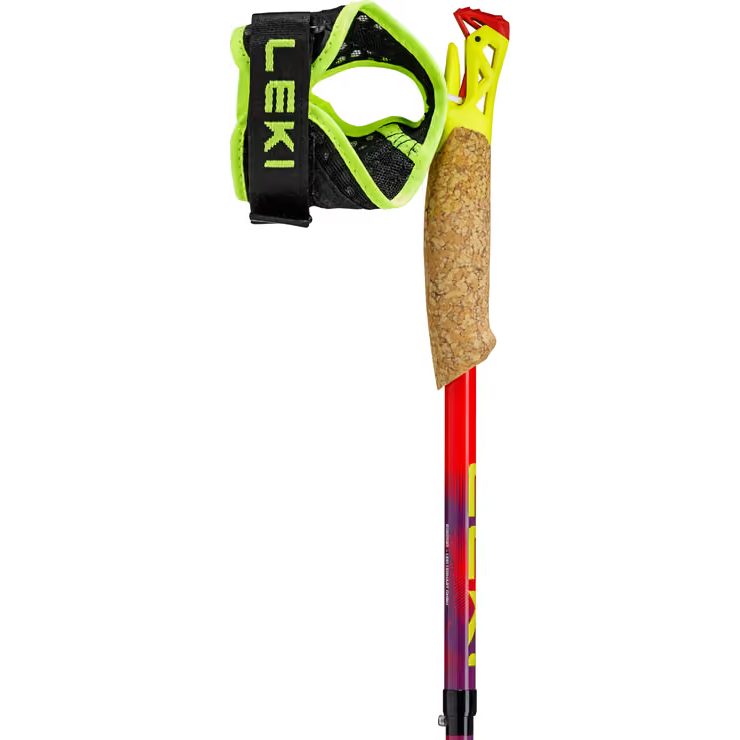 LEKI Ultratrail FX.One, bright red-violet-neonyellow