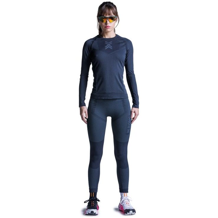 X-BIONIC XCEED RUN SHIRT LS WMN X Black/Rhino Grey