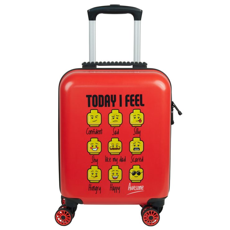 LEGO BAGS PLAY DATE 46 cm, 20l - LEGO minifigures, RED