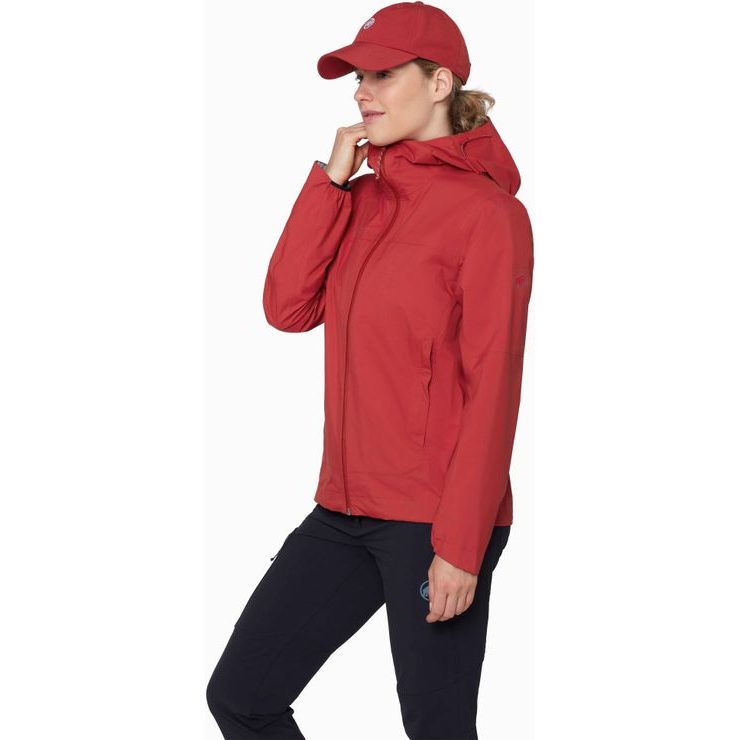 MAMMUT Ducan HS Hooded Jacket Women dark mammut red