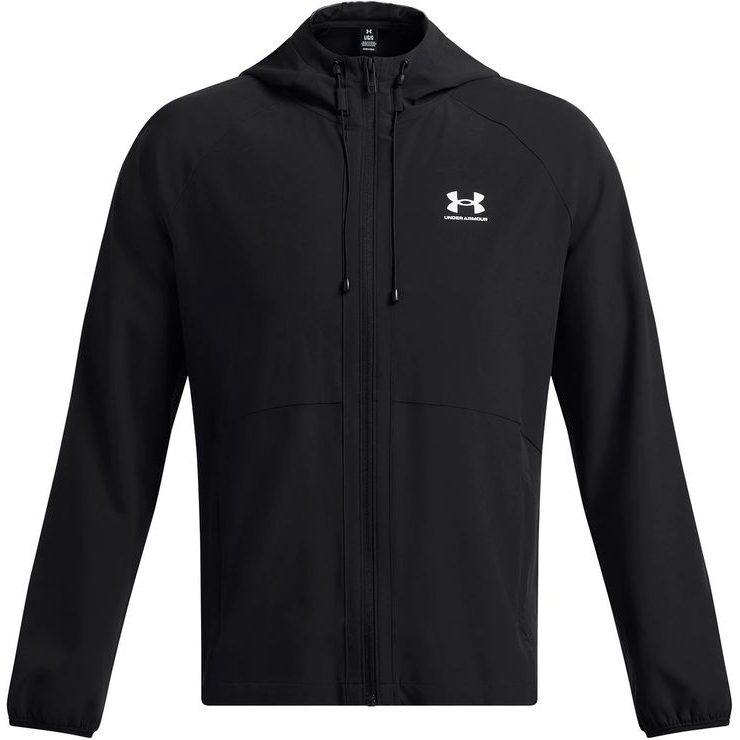 UNDER ARMOUR UA Stretch Wvn WindbreakerEU-BLK, černá