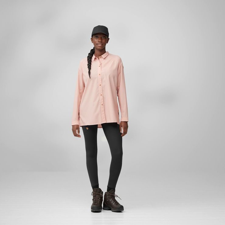 FJÄLLRÄVEN Abisko Hike Shirt W Navy
