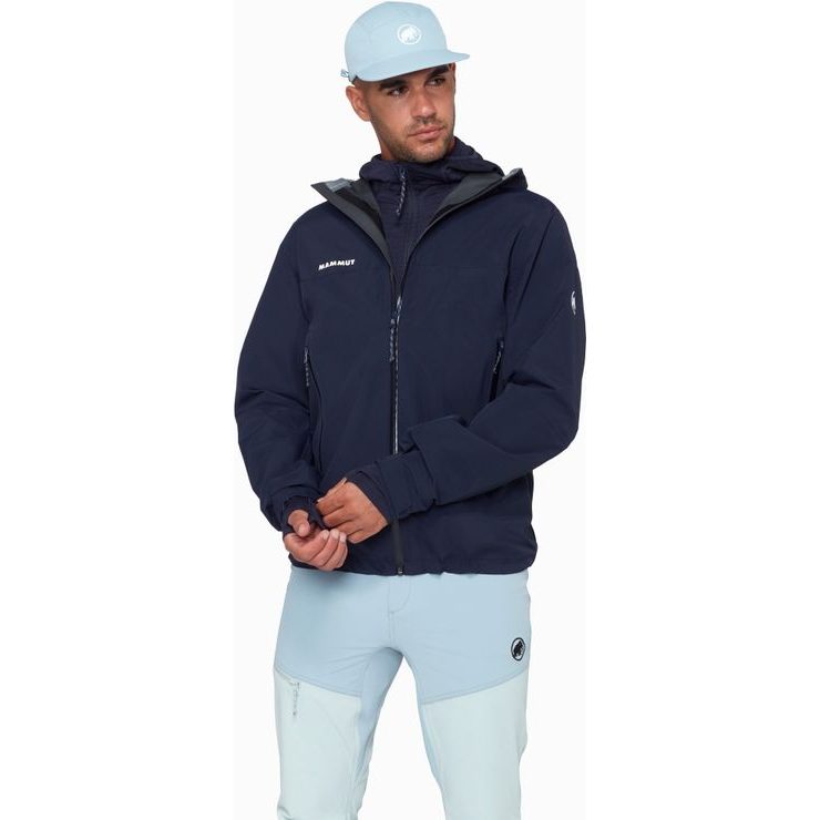 MAMMUT Crag HS Hooded Jacket Men marine