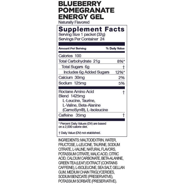 GU Roctane Energy Gel 32 g Blueberry/Pomegranate