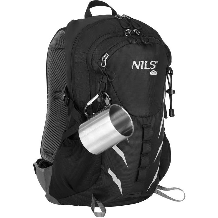 NILS Camp NC17110 s karabinou 300ml černý