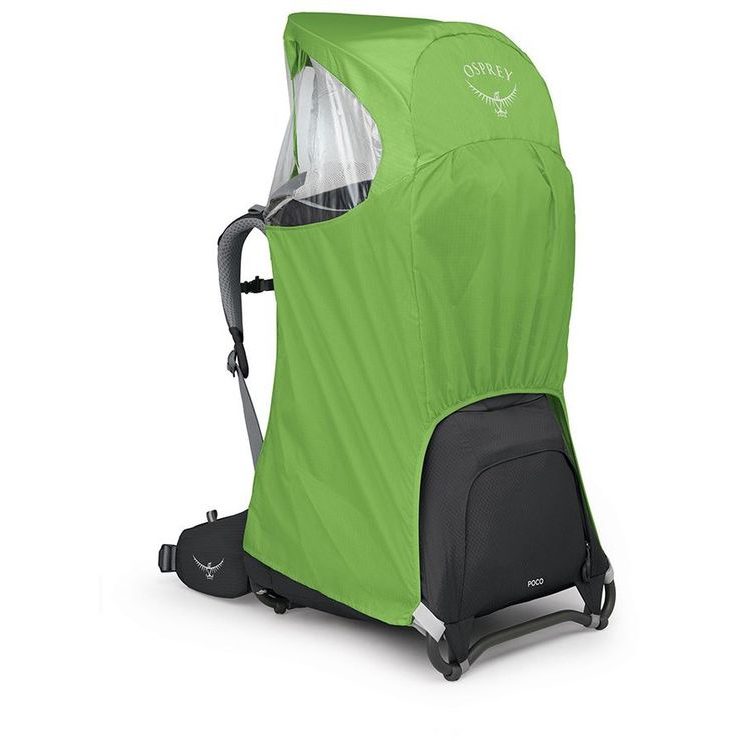 OSPREY POCO CHILD CARRIER RAINCOVER limon green