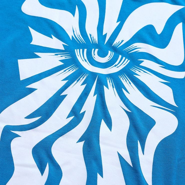 TROY LEE DESIGNS YOUTH SKYLINE RIDE TEE ONE EYE AERO BLUE