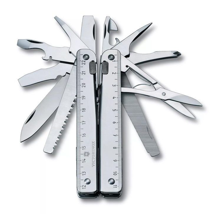 VICTORINOX Swiss Tool X Plus Ratchet, silver
