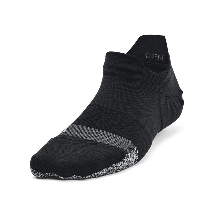 UNDER ARMOUR UA Breathe 2 No Show Tab 2pk, Black