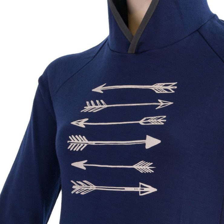 SENSOR MERINO UPPER ARROWS deep blue