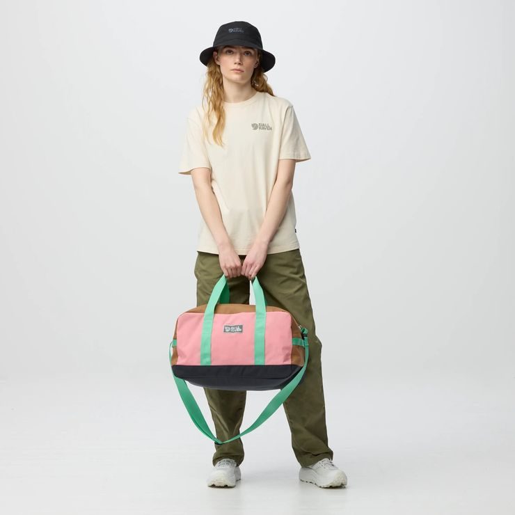 FJÄLLRÄVEN Vardag Duffel 33 Poppy Pink-Khaki Dust