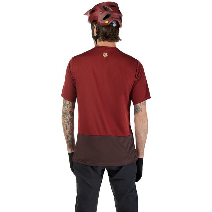 FOX Ranger Ss Jersey Wordmark Rust