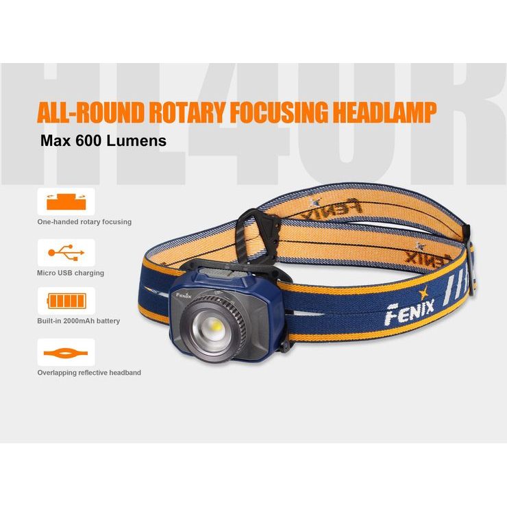 FENIX HL40R, grey