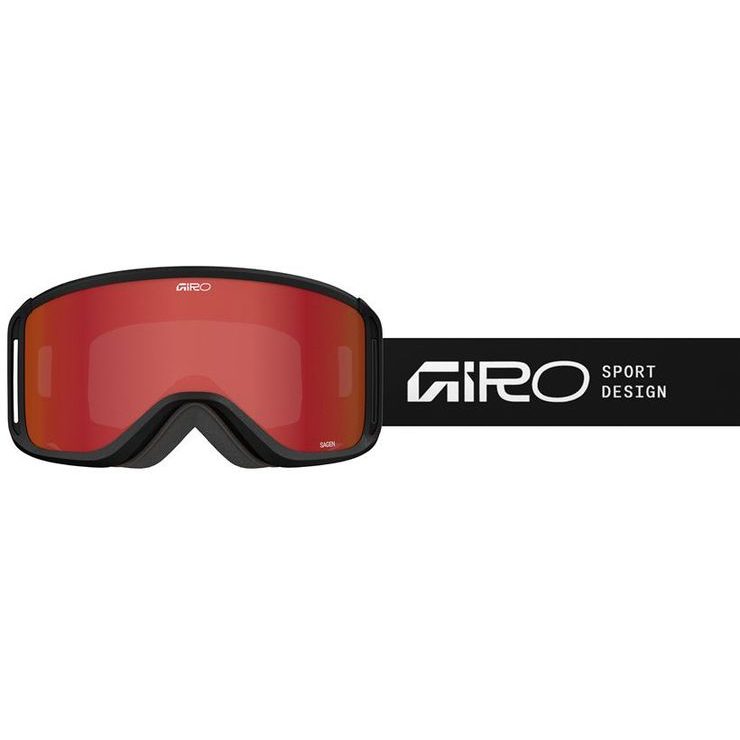 GIRO Sagen W Black Stacked-Amber Scarlet/Yellow (2skla)