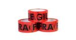 Lepící páska AC 50/66 - Fragile červená+černá - Lepící páska - Fragile červená 3 ks