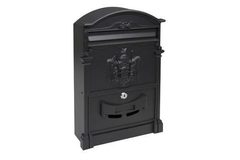 Hliníková poštovní schránka se speciálním designem, černá prášková