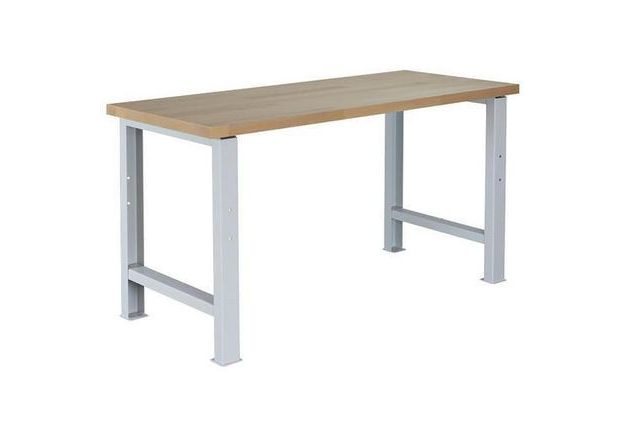 Dílenský stůl Weld, 84 x 150 x 68,5 cm, šedý