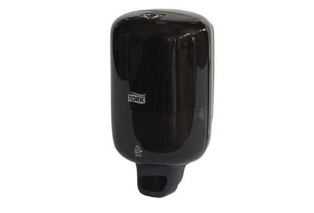 Dávkovač tekutého mýdla Tork S-Box Mini, na výměnné náplně, 0,475 l, černý