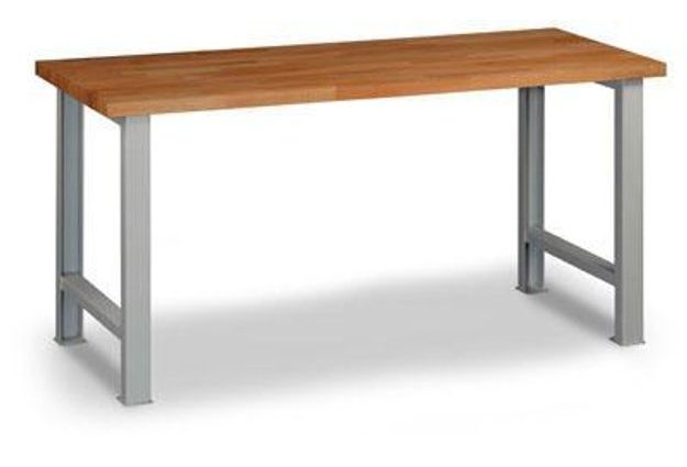 Dílenský stůl Weld, 84 x 200 x 68,5 cm, šedý