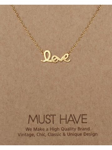 MUST HAVE series: Gold Love