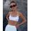 White sporty bra Anemone USA
