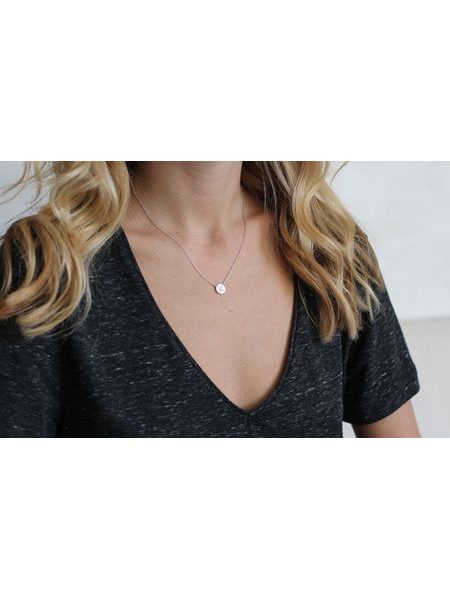 MUST HAVE series: Initial Silver Necklace Letter K