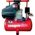 COMPRECISE kompresor hobby červený H2/25V s olejovou náplní rychloběžný