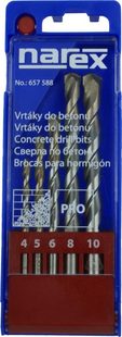 647588 - Narex sada vrtáků do betonu 5-ti dílná