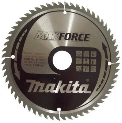 Pilový kotouč na dřevo B-08551 Makforce, 190x30mm, 60 zubů