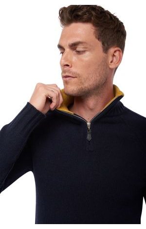 midnight blue / mustard #3