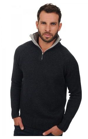charcoal marl flanelle chiné