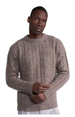 natural brown / marron chiné #2